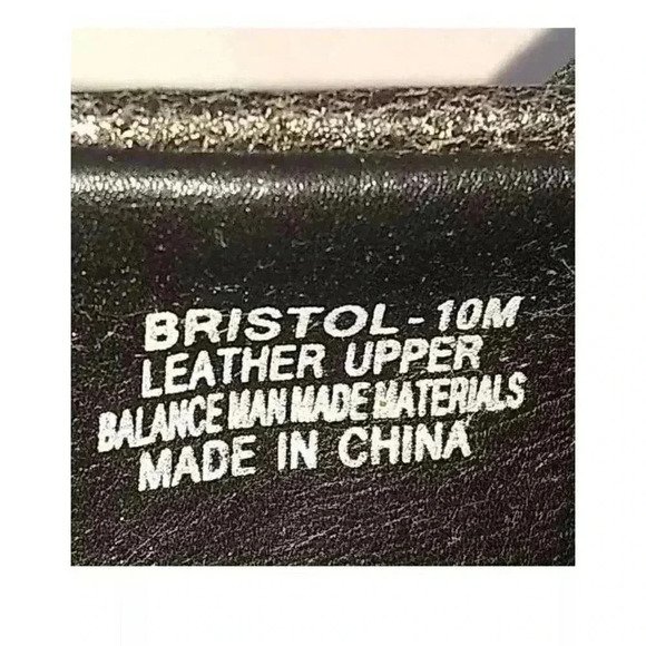 Otbt Womens Mary Jane Shoes Black Leather Round Toe Adjustable Hook And Loop 10M - Picture 4 of 6